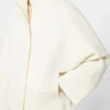 Wollen boxy vest, zijde Wollen boxy vest, zijde