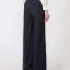 Wollen broek met krijtstreep, marineblauw Wollen broek met krijtstreep, marineblauw