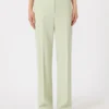 Wollen crêpe broek, groen Wollen crêpe broek, groen