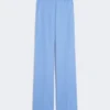 Wollen crêpe broek, lichtblauw Wollen crêpe broek, lichtblauw