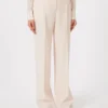 Wollen crêpe broek, roze Wollen crêpe broek, roze