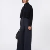 Compacte jersey broek, ultramarijn