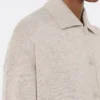 Wollen en kasjmier vest, beige Wollen en kasjmier vest, beige