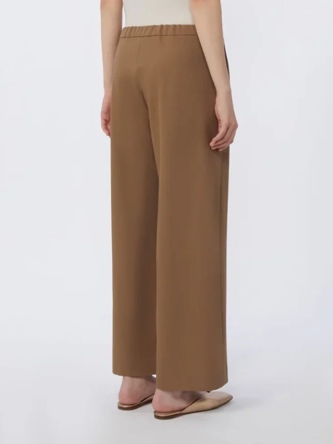 Wollen gabardine broek, camel Wollen gabardine broek, camel