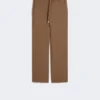Wollen gabardine broek, camel Wollen gabardine broek, camel