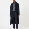 Wollen jacquard trui, ultramarijn Wollen jacquard trui, ultramarijn