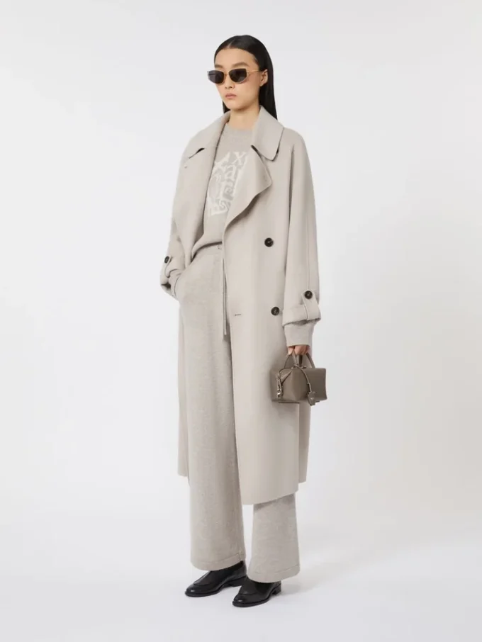 Wollen jas, beige Wollen jas, beige