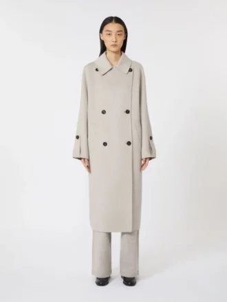Wollen jas, beige