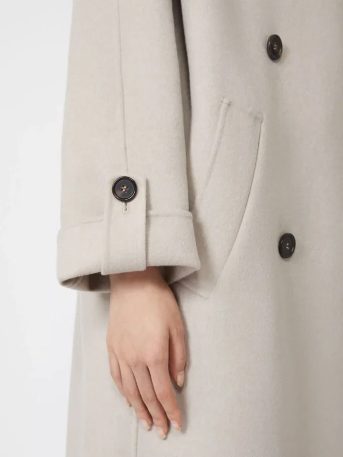 Wollen jas, beige Wollen jas, beige
