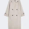 Wollen jas, beige Wollen jas, beige