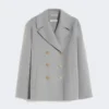 Wollen jasje van broadcloth, avio