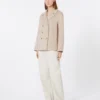 Wollen jasje van broadcloth, beige-roze Wollen jasje van broadcloth, beige-roze