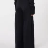 Wollen jersey broek, ultramarijn Wollen jersey broek, ultramarijn