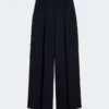 Wollen jersey broek, ultramarijn Wollen jersey broek, ultramarijn
