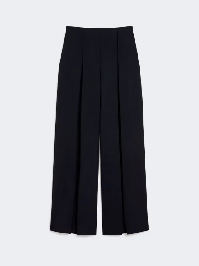 Wollen jersey broek, ultramarijn Wollen jersey broek, ultramarijn