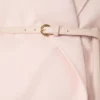 Wollen, kasjmier en zijden mantel, roze Wollen, kasjmier en zijden mantel, roze