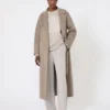 Broek van wol en kasjmier, beige Broek van wol en kasjmier, beige