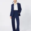Piqua jersey blazer met enkele rij knopen, china blue Piqua jersey blazer met enkele rij knopen, china blue