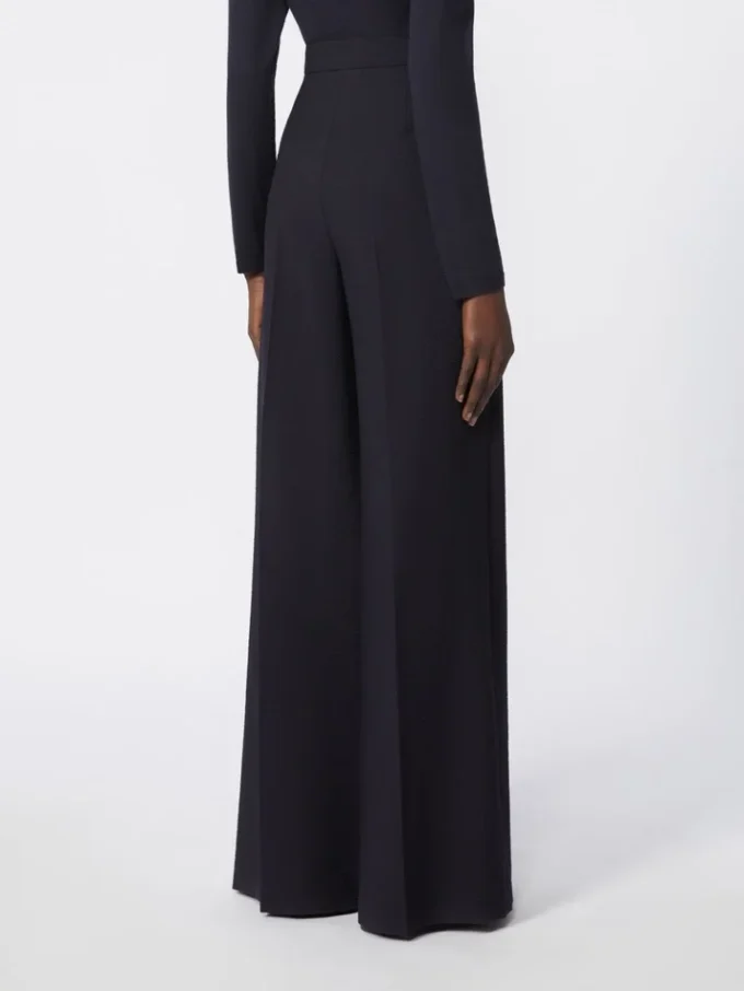 Wollen seersucker broek, ultramarijn Wollen seersucker broek, ultramarijn