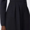 Wollen seersucker broek, ultramarijn Wollen seersucker broek, ultramarijn
