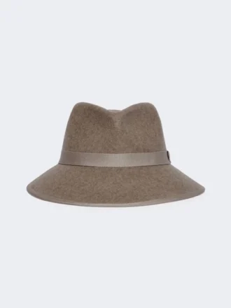 Wollen vilten hoed, beige Wollen vilten hoed, beige