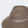 Wollen vilten hoed, beige Wollen vilten hoed, beige