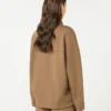 Zacht scuba jersey jasje, bruin Zacht scuba jersey jasje, bruin