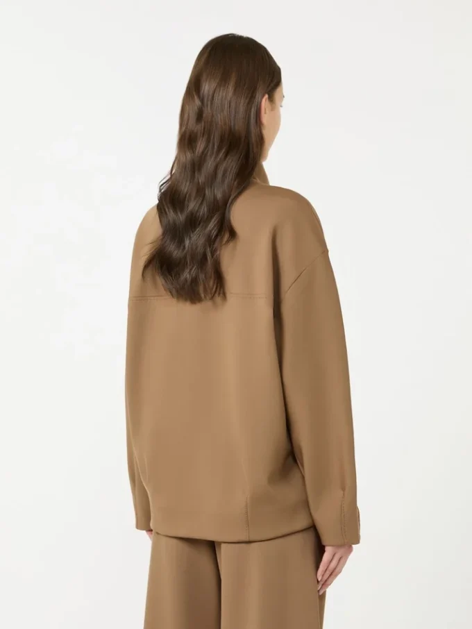 Zacht scuba jersey jasje, bruin Zacht scuba jersey jasje, bruin