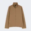 Zacht scuba jersey jasje, bruin Zacht scuba jersey jasje, bruin