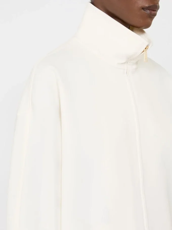 Zacht scuba jersey jasje, ivoorkleurig Zacht scuba jersey jasje, ivoorkleurig