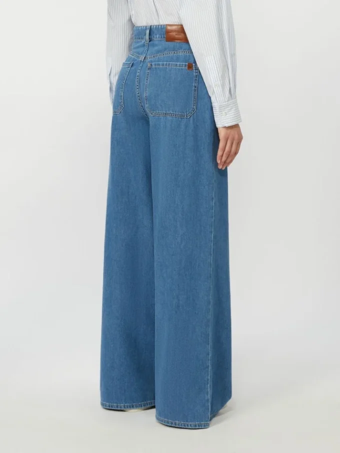 Zachte katoenen denim jeans, marineblauw Zachte katoenen denim jeans, marineblauw