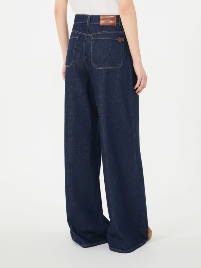 Zachte katoenen denim jeans, marineblauw Zachte katoenen denim jeans, marineblauw