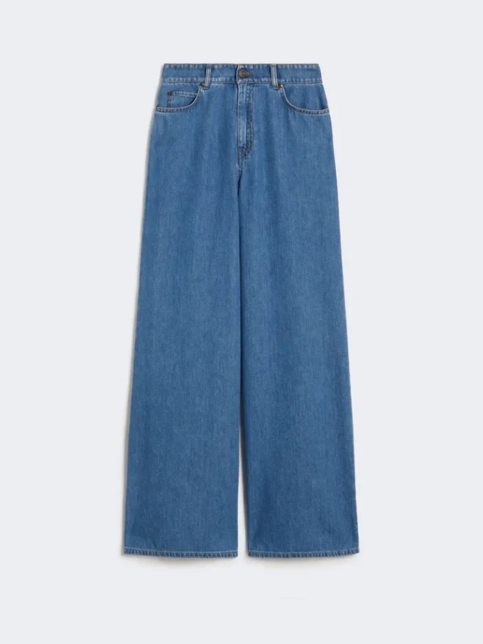 Zachte katoenen denim jeans, marineblauw Zachte katoenen denim jeans, marineblauw