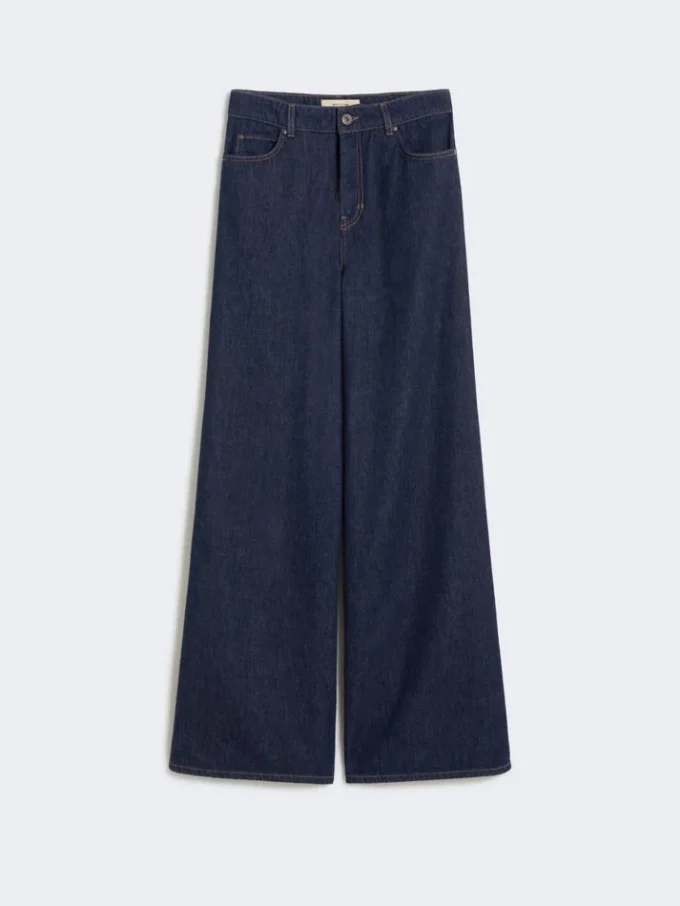 Zachte katoenen denim jeans, marineblauw Zachte katoenen denim jeans, marineblauw