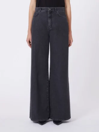 Zachte katoenen denim jeans, zwart