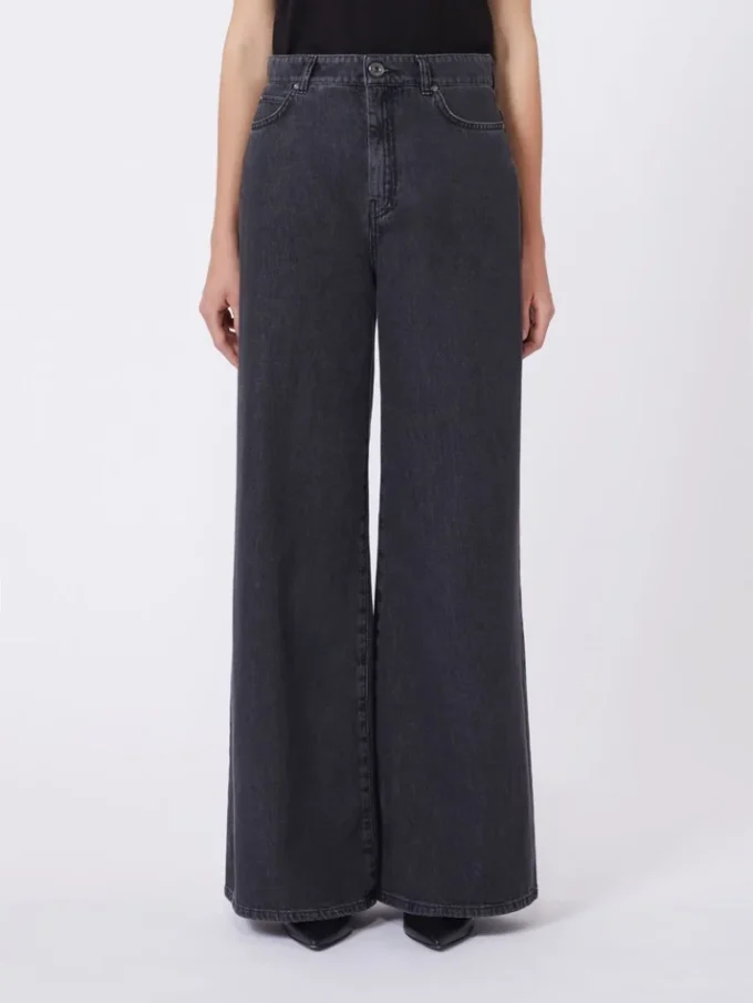 Zachte katoenen denim jeans, zwart Zachte katoenen denim jeans, zwart