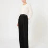 Zijden blouse met ruches, zijde Zijden blouse met ruches, zijde