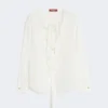 Zijden blouse met ruches, zijde Zijden blouse met ruches, zijde