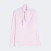 Zijden charmeuse blouse, roze Zijden charmeuse blouse, roze