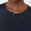 Zijden crêpe de chine blouse, ultramarijn Zijden crêpe de chine blouse, ultramarijn