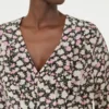 Zijden jurk met print, roze Zijden jurk met print, roze