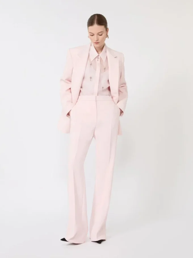 Zijden organza overhemd, roze Zijden organza overhemd, roze