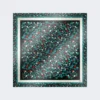 Zijden twill foulard met patroon, ivoorkleurig Zijden twill foulard met patroon, ivoorkleurig